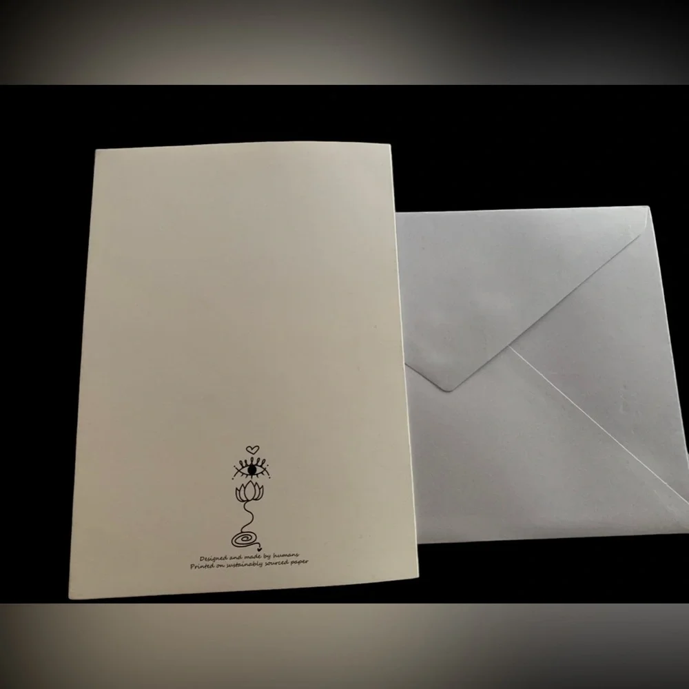Designed & Made by Humans Chihuahua Puppy Dog Greeting Card Blank Inside